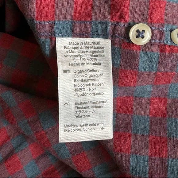 J. Crew Men’s Gingham Button Down Shirt NWT - Picture 5 of 5